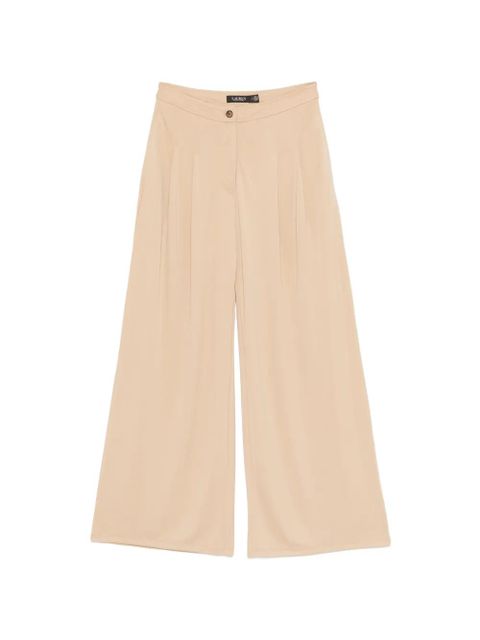 Lauren Ralph Lauren pleated wide-leg palazzo pants - Neutrals - zdjęcie produktu nr 1