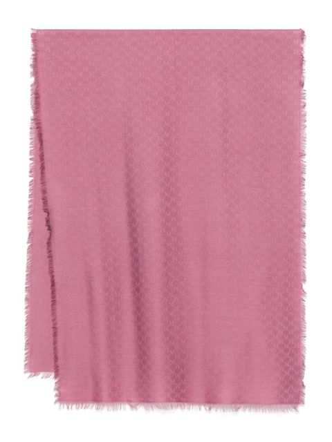 Max Mara logo-jacquard scarf - Purple - zdjęcie produktu nr 1
