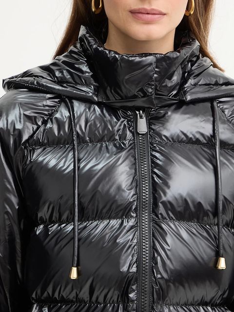 Pinko kurtka kolor czarny zimowa 105335 A00N