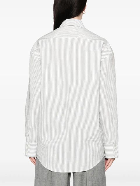 Saint Laurent striped shirt - White