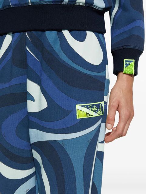 PUCCI fleece track pants - Blue