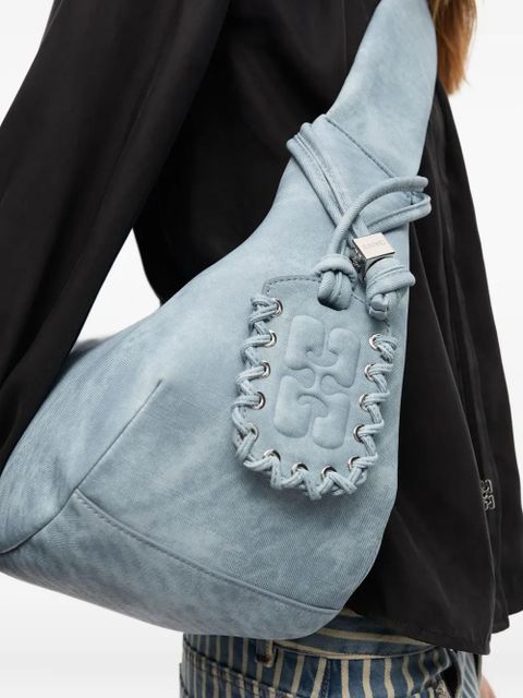 GANNI medium tie-dye effect shoulder bag - Blue - zdjęcie produktu nr 2