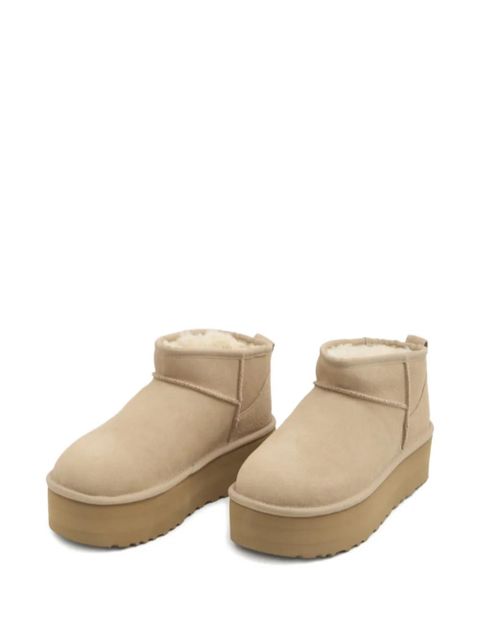 UGG Classic Ultra mini platform boots - Neutrals