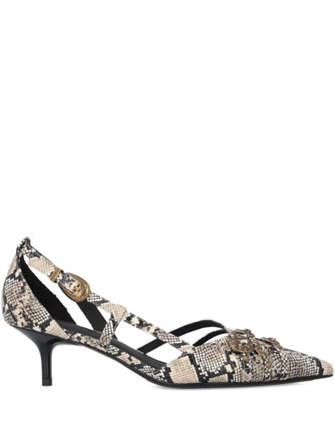 PINKO snakeskin-effect pumps - Neutrals - zdjęcie produktu nr 1