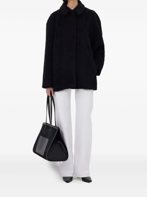 LouLou de Saison JAKOB concealed-button placket coat - Black