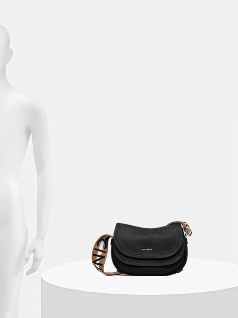 Coccinelle torebka skórzana RAQUEL kolor czarny E1.SQ0.15.03.01