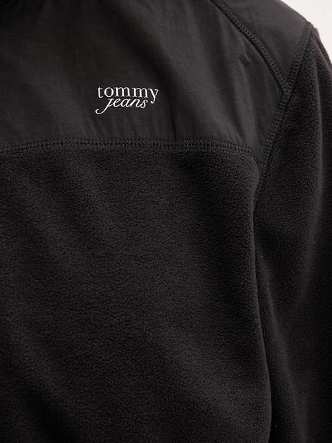 Tommy Jeans bluza damska kolor czarny gładka DW0DW21606