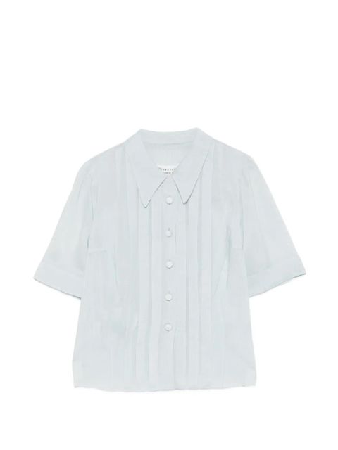Maison Margiela button front blouse - Blue - zdjęcie produktu nr 1