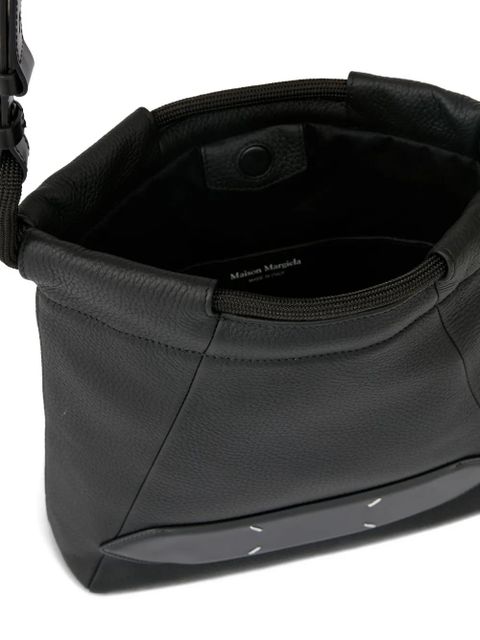 Maison Margiela stitched-details shoulder bag - Black
