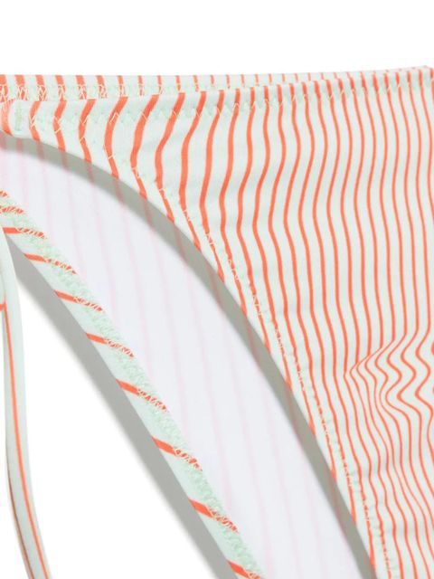 Jean Paul Gaultier Pinstripe Body Morphing bikini - Green