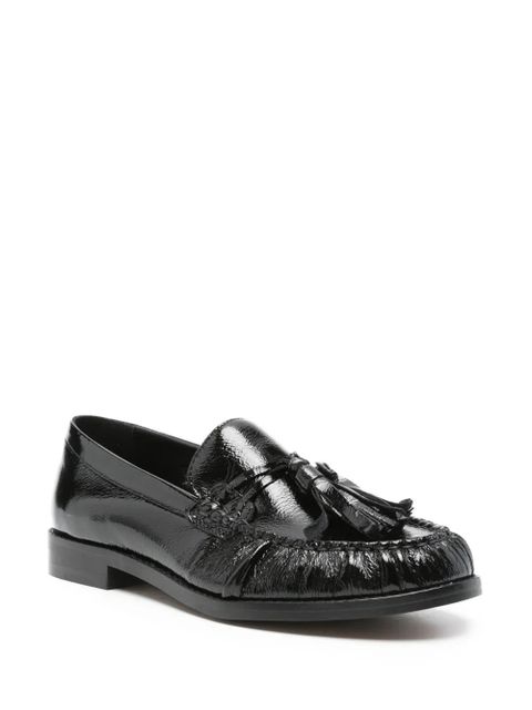 ALOHAS tassel-detail leather loafers - Black