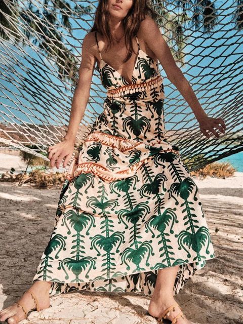 Johanna Ortiz Keeper printed dress - Neutrals