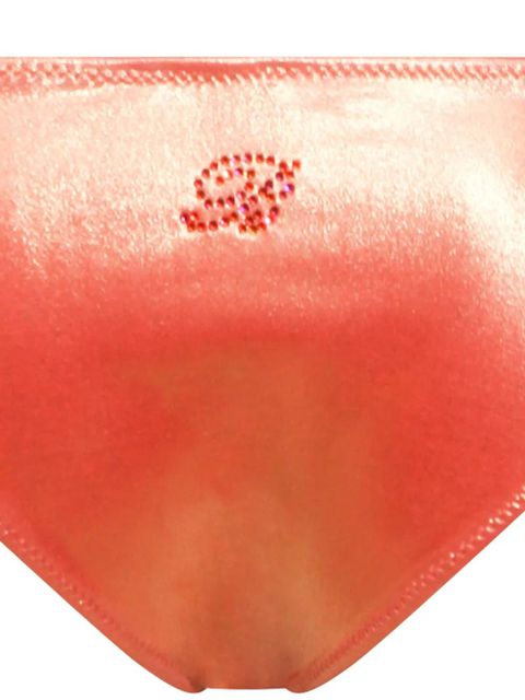 Blumarine embellished bikini bottom - Orange