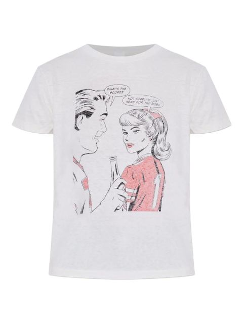 RE/DONE printed T-shirt - White - zdjęcie produktu nr 1