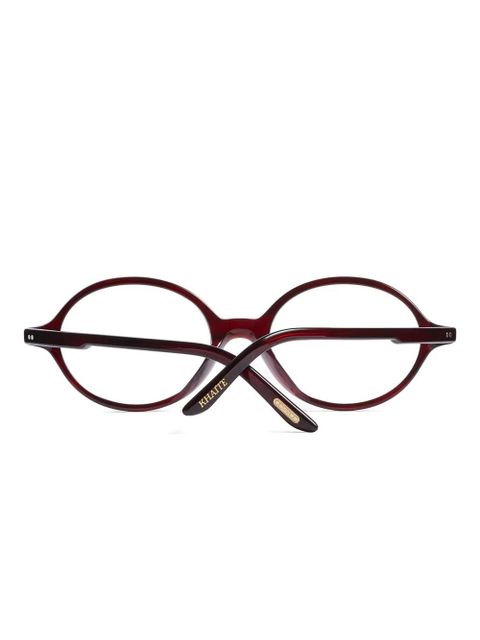 KHAITE round-frame glasses - Red