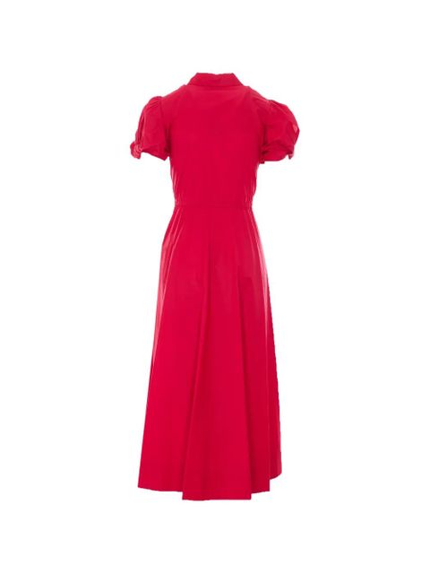 TWINSET balloon-sleeve midi dress - Red - zdjęcie produktu nr 2