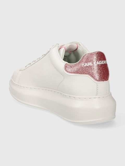 Karl Lagerfeld sneakersy skórzane KAPRI kolor biały KL62530N