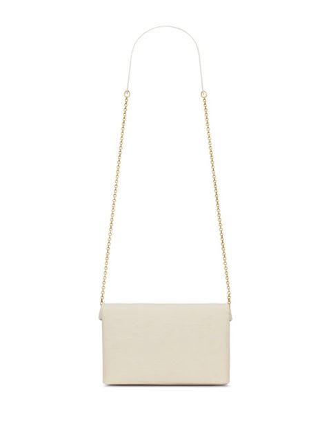 Saint Laurent Cassandre envelope chain crossbody bag - Neutrals - zdjęcie produktu nr 2