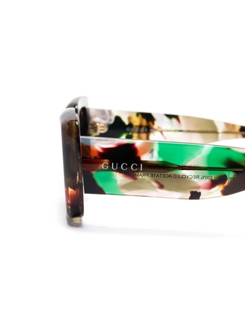 Gucci Eyewear square-frame sunglasses - Brown - zdjęcie produktu nr 2