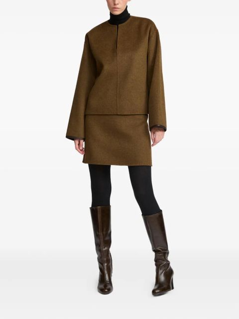 Yves Salomon V-neck top - Brown - zdjęcie produktu nr 2