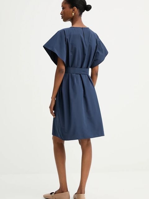 Weekend Max Mara sukienka DENIS kolor granatowy mini prosta 2525226041600