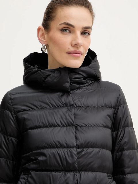 Liviana Conti kurtka puchowa kolor czarny przejściowa CNTW04