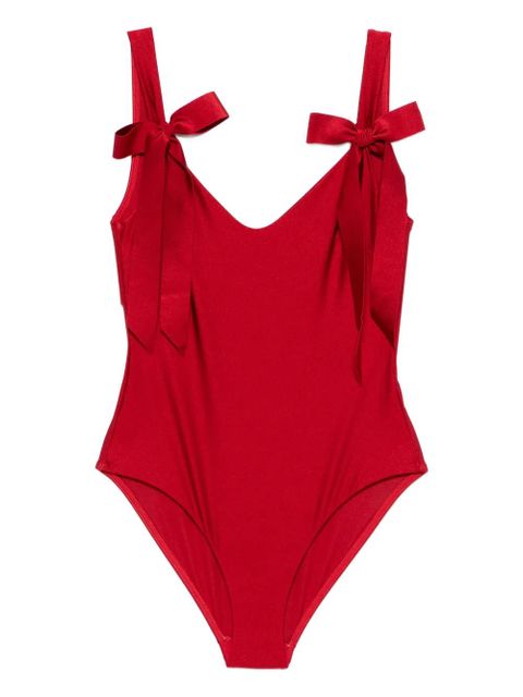 ZIMMERMANN Patience bow-tie swimsuit - Red - zdjęcie produktu nr 1