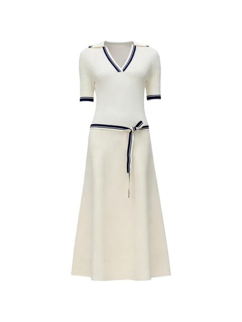 3.1 Phillip Lim rib-polo midi dress - Neutrals - zdjęcie produktu nr 1
