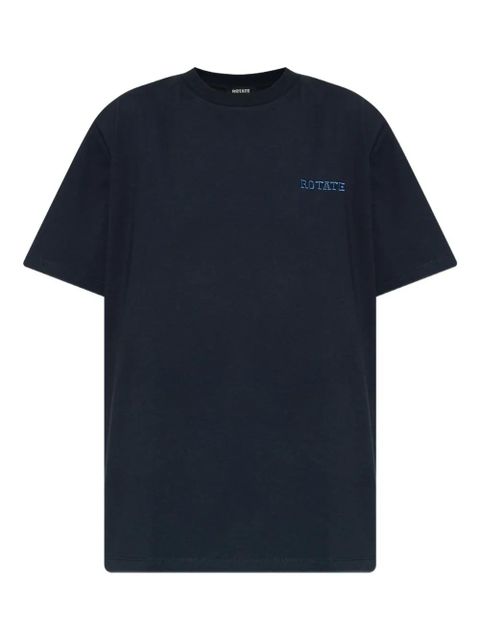 ROTATE BIRGER CHRISTENSEN embroidered T-shirt - Blue - zdjęcie produktu nr 1