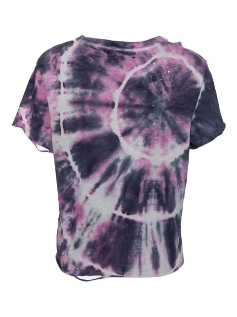 AMIRI tie-dye distressed T-shirt - Purple - zdjęcie produktu nr 2
