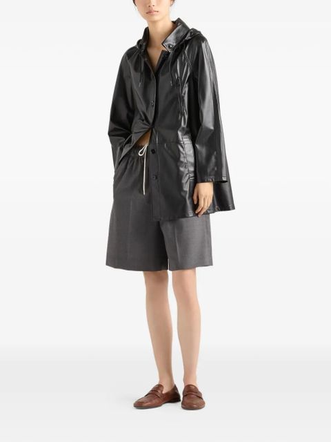 Prada light wool bermudas - Grey - zdjęcie produktu nr 2