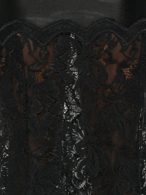 Rabanne lace midi skirt - Black