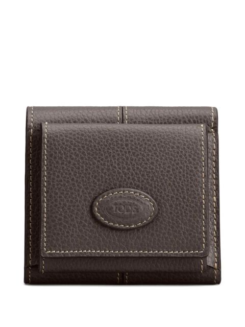 Tod's trifold leather wallet - Brown - zdjęcie produktu nr 2