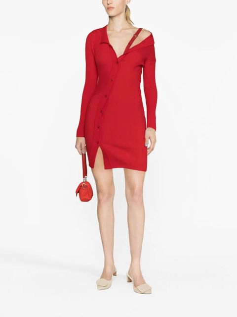 Jacquemus La Robe Maille Colin minidress - Red - zdjęcie produktu nr 2
