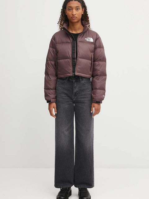 The North Face kurtka puchowa Nuptse kolor fioletowy zimowa NF0A5GGEBQ71