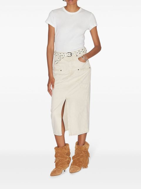 ISABEL MARANT Britt skirt - Neutrals