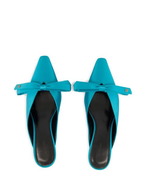 Balenciaga 65mm Nano Bow heeled mules - Blue