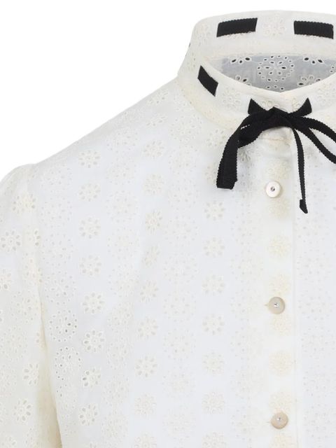 Valentino Garavani Daisy Sangallo shirt - Neutrals