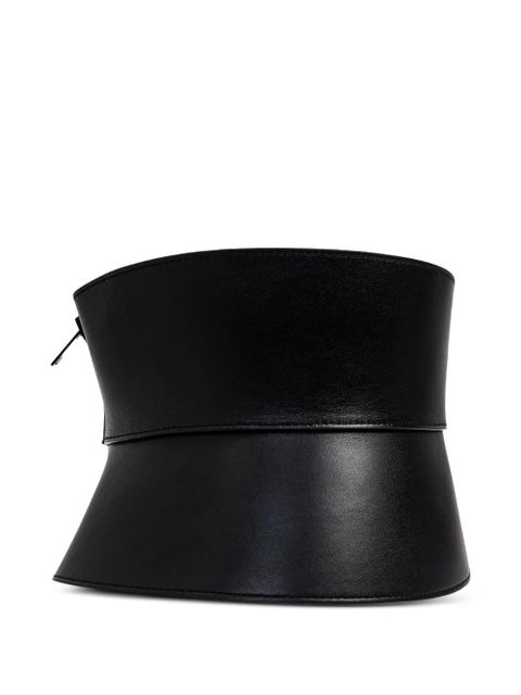 Givenchy zip-fastening leather belt - Black