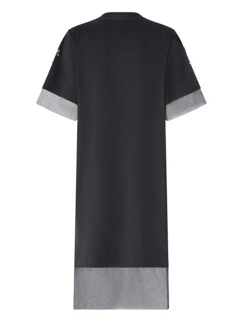PINKO mesh panel T-shirt dress - Black - zdjęcie produktu nr 2