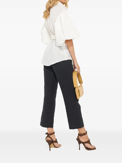 Acler Rosina topstitching jeans - Blue