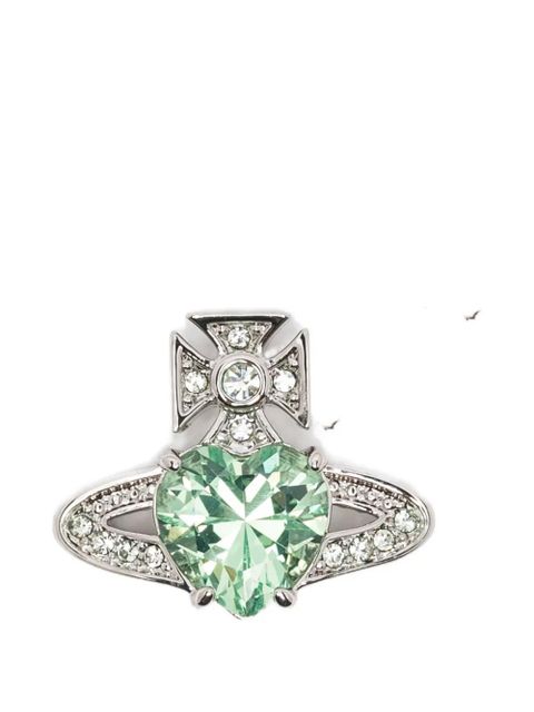 Vivienne Westwood Ariella heart orb earrings - Silver - zdjęcie produktu nr 1