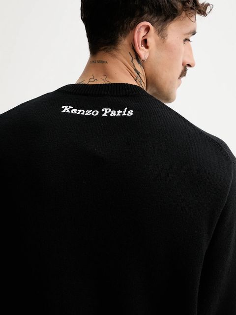 Kenzo sweter wełniany x Verdy kolor czarny FF58PU7133CR.99J