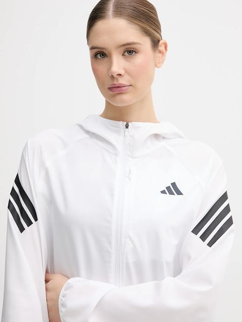 adidas Performance kurtka do biegania adi365 kolor biały przejściowa KQ8072