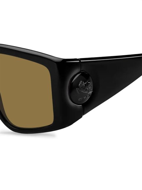 ETRO Pegaso-motif oversize-frame sunglasses - Black