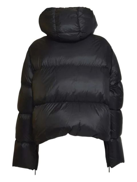 SOLOTRE hooded puffer jacket - Black