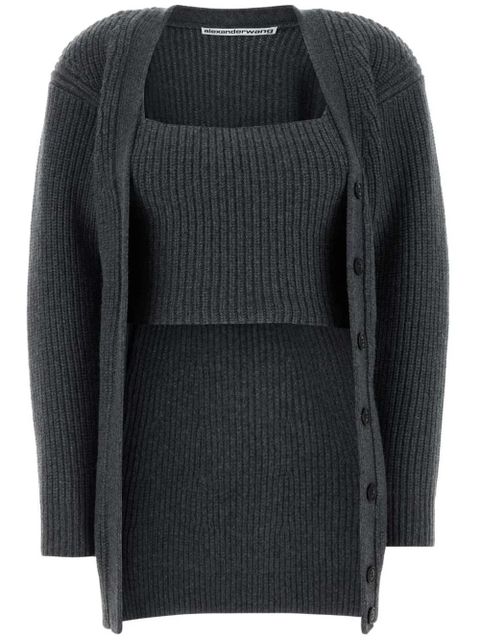 Alexander Wang layered cardigan - Grey - zdjęcie produktu nr 1