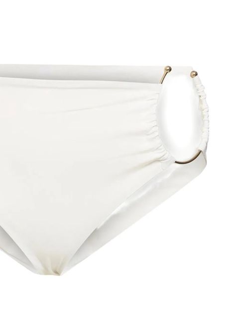 Christopher Esber gathered bikini bottom - White