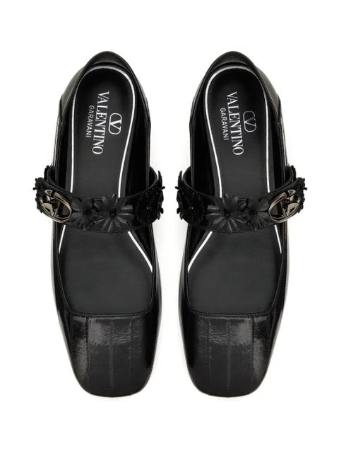 Valentino Garavani VLogo Locket ballet flats - Black