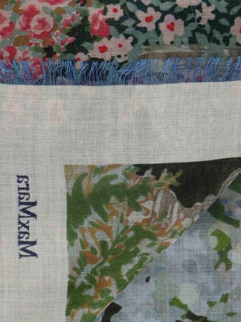 Max Mara floral scarf - Neutrals - zdjęcie produktu nr 2